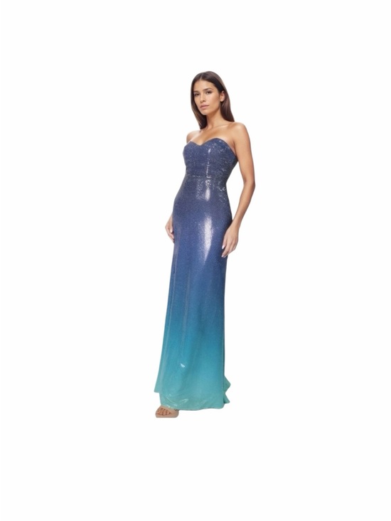 Rene Ruiz Dresses & Skirts - Rene Ruiz Collection Strapless Ombre Sequin A-Line Gown Mermaidcore Prom Gala